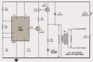 TENS Unit Circuit Diagram